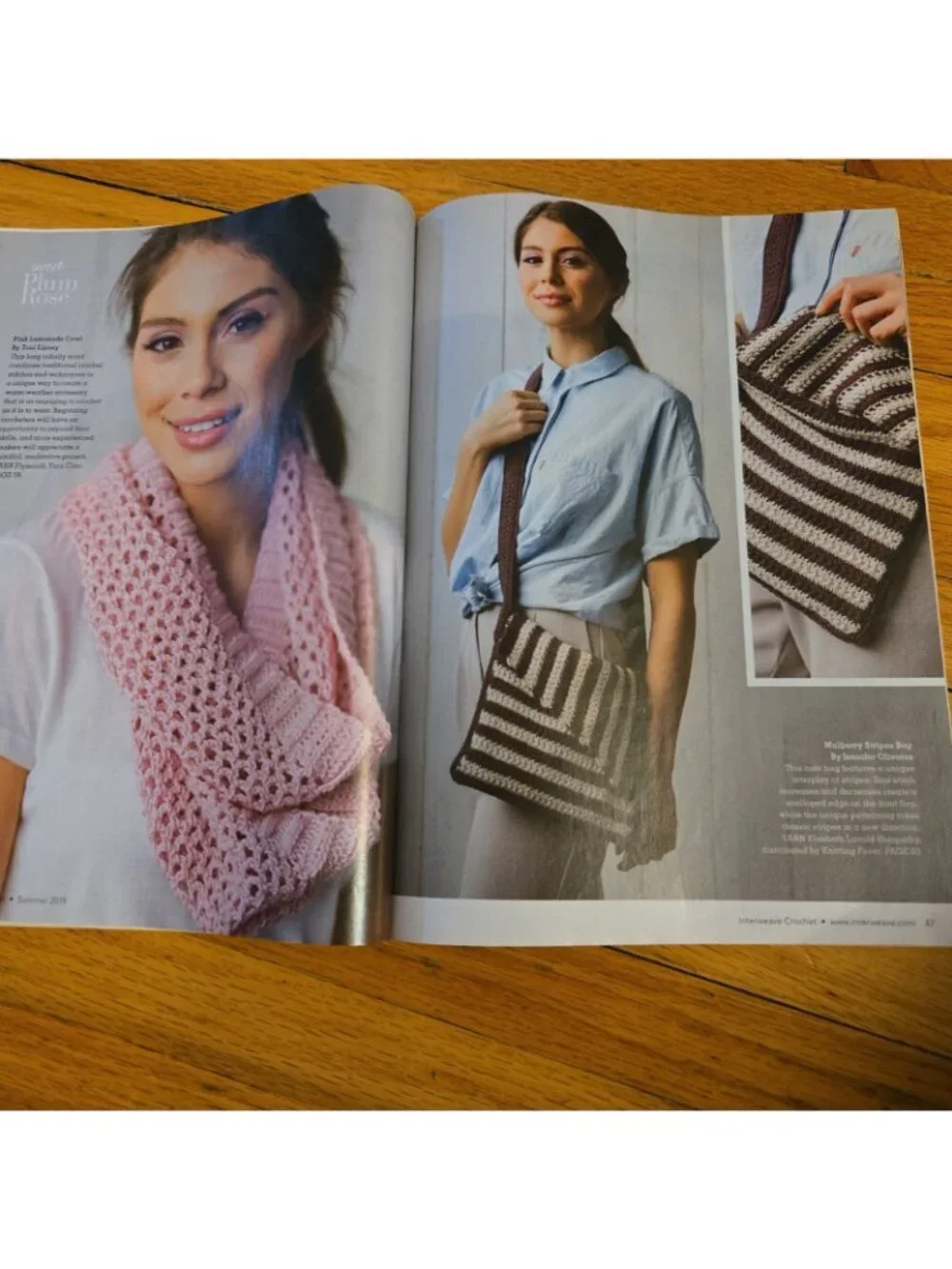 Interweave Crochet agazine Summer 2019 Flower child, lace, filet